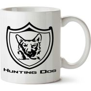 Art Hediye Escudo Hunting Dog İki Tarafı Baskılı Kupa