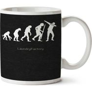 Art Hediye Evolution Dab Dabbing İki Tarafı Baskılı Kupa Bardak