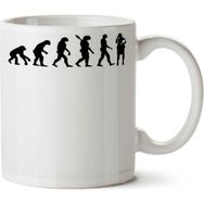 Art Hediye Evolution Secretary Sekreterliğin İki Tarafı Baskılı Kupa Bardak