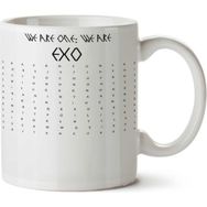 Art Hediye Exo Crossword Unsolved Bulmaca İki Tarafı Baskılı Beyaz Kupa