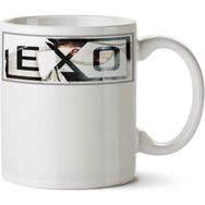 Art Hediye Exo Rug İki Tarafı Baskılı Beyaz Kupa