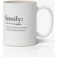 Art Hediye Family (Aile) Tasarımlı Kupa Bardak Baskılı Kahve Kupa