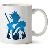 Art Hediye Final Fantasy Savaş Siluet İki Tarafı Baskılı Kupa Bardak