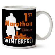 Art Hediye First Marathon Game of Thrones İki Tarafı Baskılı Kupa Bardak