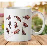 Art Hediye Fish-PNG-10 İki Tarafı Baskılı Kupa Bardak