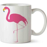 Art Hediye Flamingo Baskılı Kupa Bardak