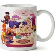 Art Hediye Flapjack Fabrikası İki Tarafı Baskılı Kupa Bardak