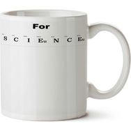 Art Hediye For Science Bilim Için Periyodik Cetvel İki Tarafı Baskılı Kupa Bardak