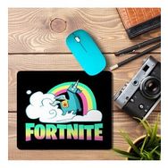 Art Hediye Fortnite Battle Royale Unicorn Rainbow Baskılı 23x19 cm Mouse Pad