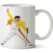 Art Hediye Freddie Mercury 2 İki Tarafı Baskılı Beyaz Kupa