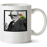Art Hediye Freud Mıto İki Tarafı Baskılı Beyaz Kupa