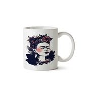 Art Hediye Frida Baskılı 2 İki Tarafı Baskılı Beyaz Kupa