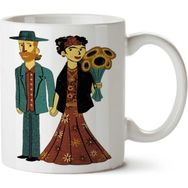 Art Hediye Frida Kahlo And Van Gogh İki Tarafı Baskılı Kupa Bardak