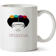 Art Hediye Frida Kahlo Geometrik İki Tarafı Baskılı Kupa Bardak