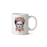 Art Hediye Frida Kahlo Güller İki Tarafı Baskılı Kupa Bardak