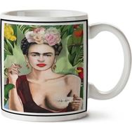 Art Hediye Frida Poster İki Tarafı Baskılı Kupa Bardak