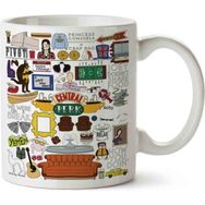 Art Hediye Friends Central Perk İki Tarafı Baskılı Kupa Bardak