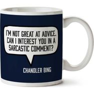 Art Hediye Friends Chandler Bing Quote İki Tarafı Baskılı Kupa Bardak