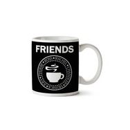Art Hediye Friends Ramones Logo Iki Tarafı Baskılı Kupa Bardak
