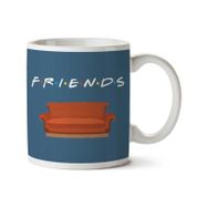 Art Hediye Friends Sofa Sofa Iki Tarafı Baskılı Kupa Bardak