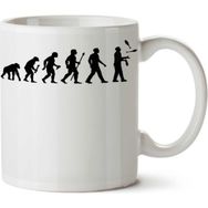 Art Hediye Funny Juggling Evolution Shirt İki Tarafı Baskılı Kupa Bardak
