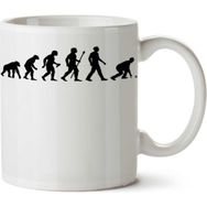 Art Hediye Funny Lawn Bowls Evolution Of Man By İki Tarafı Baskılı Kupa Bardak