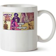Art Hediye Game of Thrones Gta İki Tarafı Baskılı Beyaz Kupa