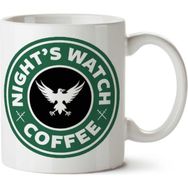 Art Hediye Game Of Thrones Night's Watch Starbucks Coffee İki Tarafı Baskılı Kupa