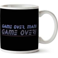 Art Hediye Game Over Man Bill Paxton Aliens İki Tarafı Baskılı Kupa Bardak