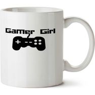 Art Hediye Gamer Girl Oyun İki Tarafı Baskılı Kupa