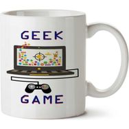 Art Hediye Geek Game Pc İki Tarafı Baskılı Beyaz Kupa