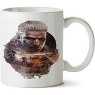 Art Hediye Geralt De Rivia İki Tarafı Baskılı Kupa