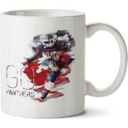 Art Hediye Go Partners Amerikan Futbolu İki Tarafı Baskılı Beyaz Kupa