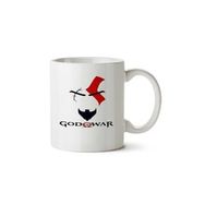 Art Hediye God of War 1 İki Tarafı Baskılı Beyaz Kupa