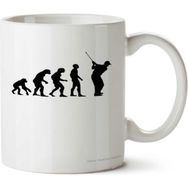 Art Hediye Golf Evolution By Golf Evrimi İki Tarafı Baskılı Kupa Bardak