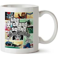 Art Hediye Grand Theft Auto Intihar Takımı İki Tarafı Baskılı Kupa Bardak