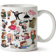 Art Hediye Gravity Falls İki Tarafı Baskılı Kupa Bardak