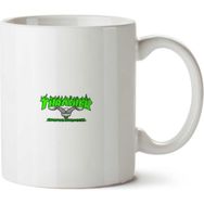 Art Hediye Green Trasher Logo Baskılı Kupa Bardak