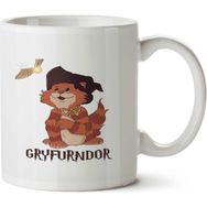 Art Hediye Gryfurndor Cat İki Tarafı Baskılı Kupa Bardak