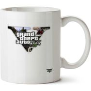Art Hediye Gta V4 İki Tarafı Baskılı Beyaz Kupa