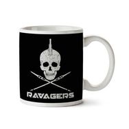 Art Hediye Guardians Of The Galaxy Ravagers Skull And Arrows İki Tarafı Baskılı Kupa Bardak