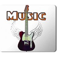 Art Hediye Guitar Music Gitar Müzik Baskılı 23x19 cm Mouse Pad