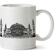 Art Hediye Hagia Sophia Aya Sofya İki Tarafı Baskılı Kupa Bardak