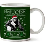 Art Hediye Harambe Loved Christmas Knit İki Tarafı Baskılı Kupa Bardak