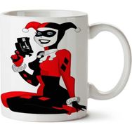 Art Hediye Harley Queen 2 İki Tarafı Baskılı Kupa Bardak