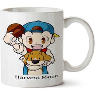 Art Hediye Harvest Moon İki Tarafı Baskılı Kupa Bardak