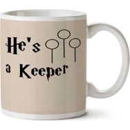Art Hediye He Is A Keeper Iki Tarafı Baskılı Kupa Bardak