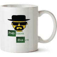 Art Hediye Heisenbart İki Tarafı Baskılı Kupa Bardak