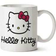 Art Hediye Hello Kitty Logo İki Tarafı Baskılı Kupa