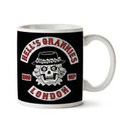Art Hediye Hells Grannies Monty Python Logo İki Tarafı Baskılı Kupa Bardak